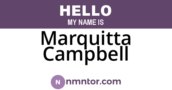 Marquitta Campbell