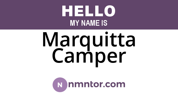 Marquitta Camper