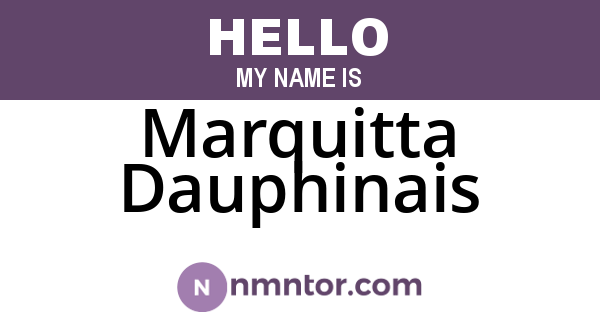 Marquitta Dauphinais