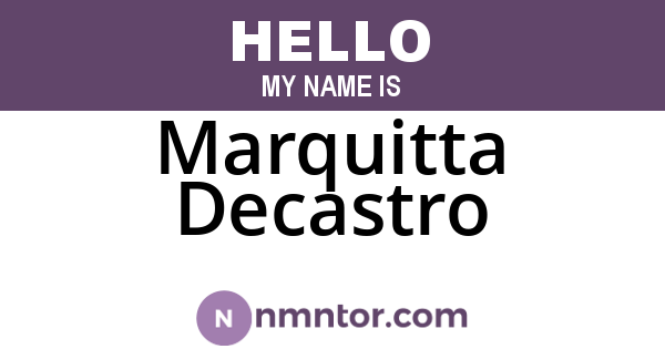 Marquitta Decastro
