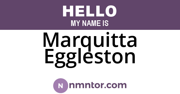 Marquitta Eggleston