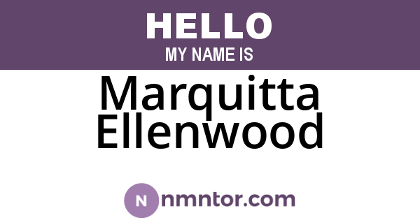 Marquitta Ellenwood