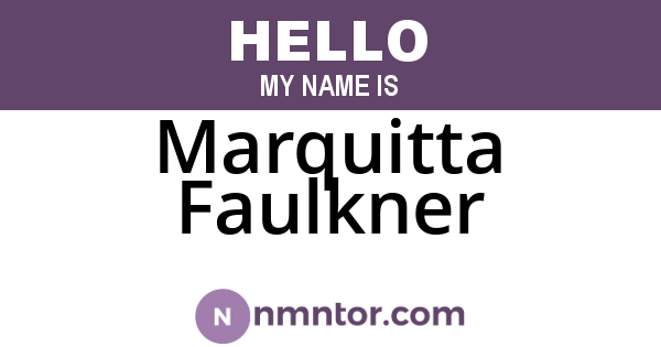 Marquitta Faulkner