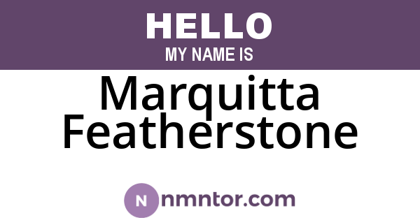 Marquitta Featherstone