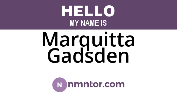 Marquitta Gadsden