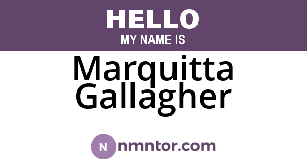Marquitta Gallagher