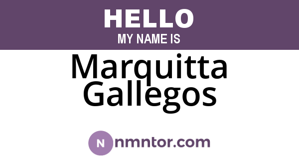 Marquitta Gallegos