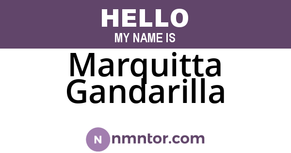 Marquitta Gandarilla