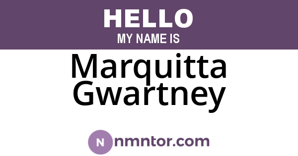Marquitta Gwartney