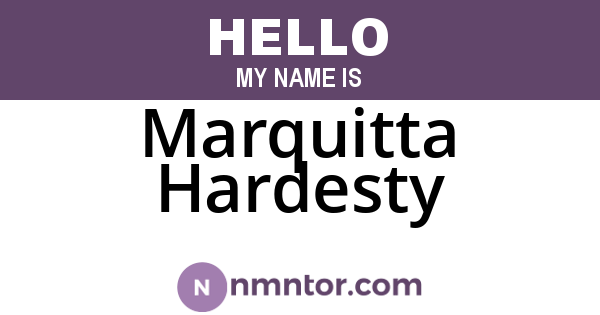 Marquitta Hardesty
