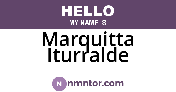 Marquitta Iturralde