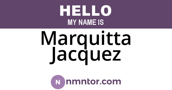 Marquitta Jacquez