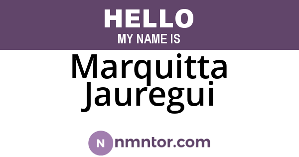 Marquitta Jauregui