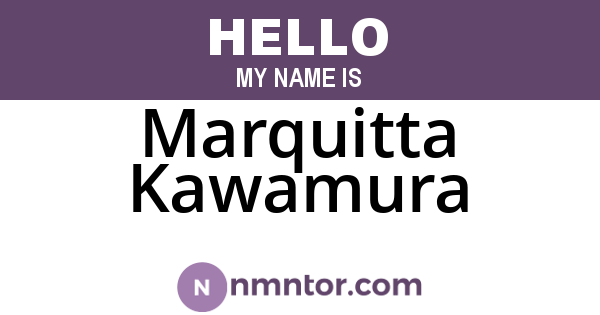 Marquitta Kawamura