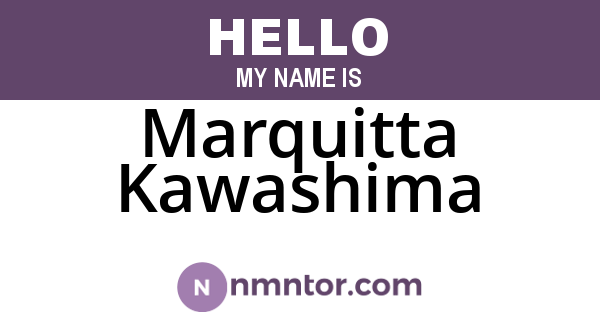 Marquitta Kawashima