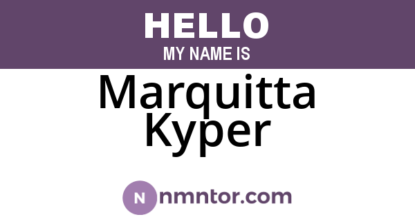 Marquitta Kyper