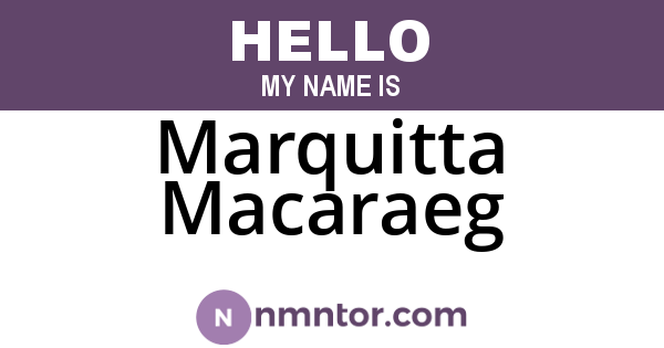 Marquitta Macaraeg