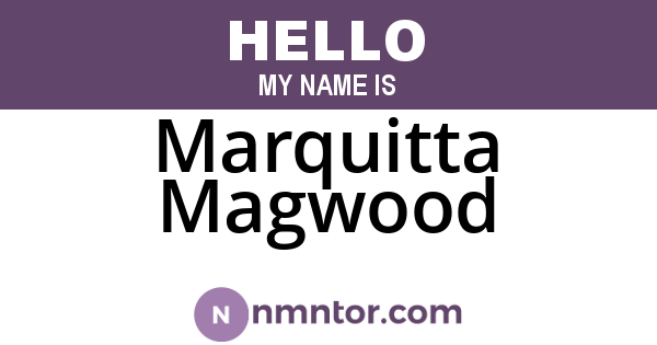Marquitta Magwood