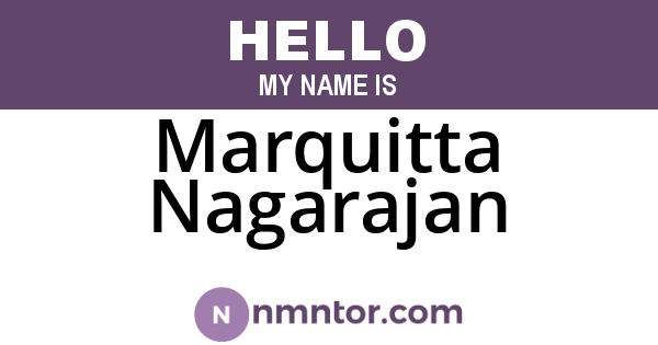 Marquitta Nagarajan