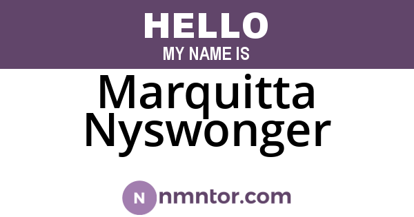 Marquitta Nyswonger