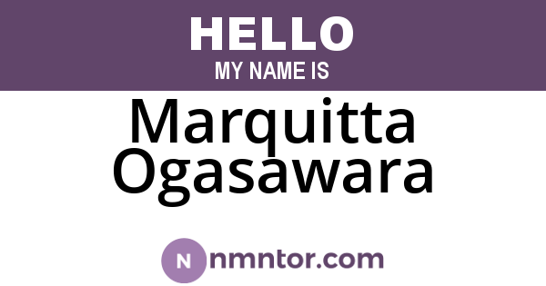 Marquitta Ogasawara