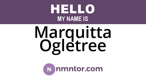 Marquitta Ogletree