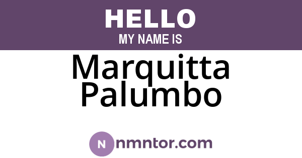 Marquitta Palumbo