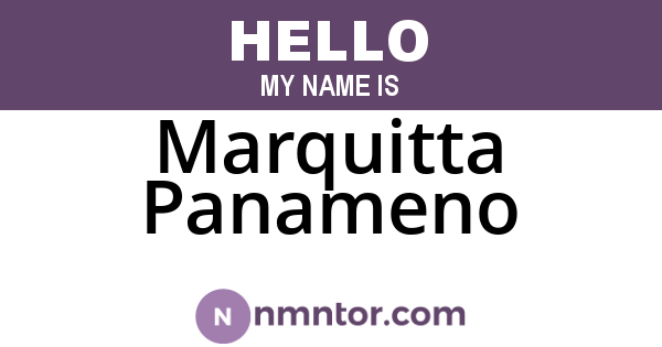 Marquitta Panameno
