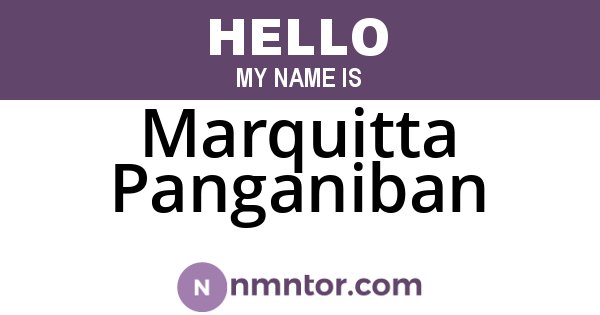 Marquitta Panganiban