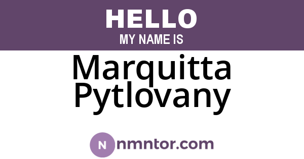 Marquitta Pytlovany