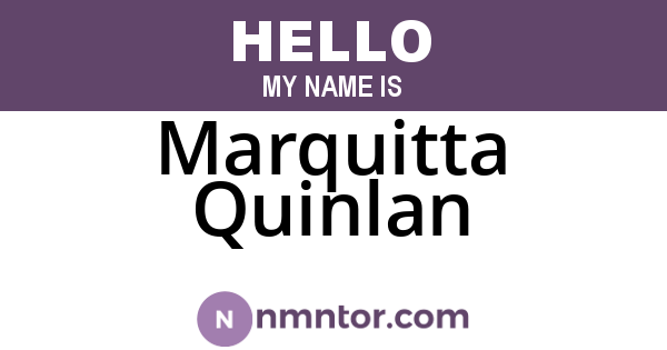 Marquitta Quinlan