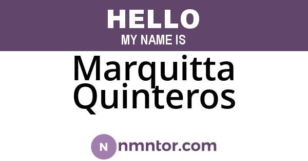 Marquitta Quinteros