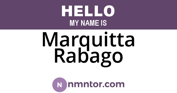 Marquitta Rabago