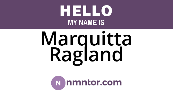 Marquitta Ragland