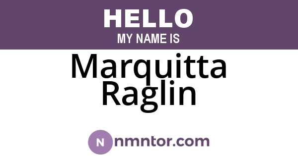 Marquitta Raglin