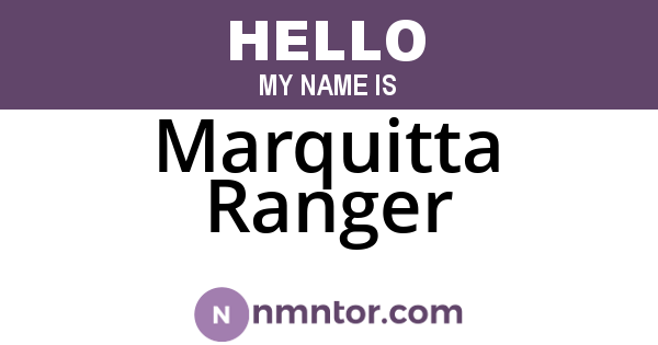 Marquitta Ranger