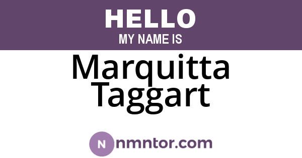 Marquitta Taggart