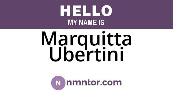 Marquitta Ubertini