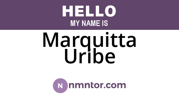 Marquitta Uribe