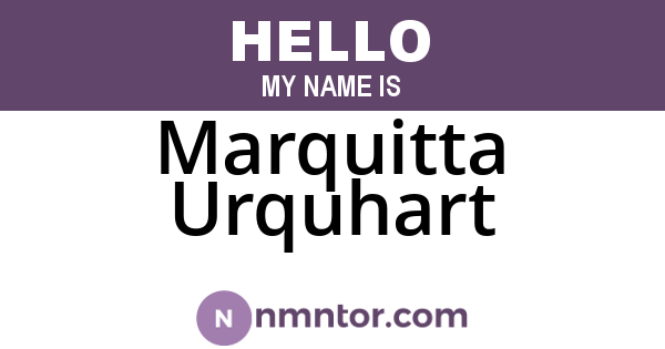 Marquitta Urquhart