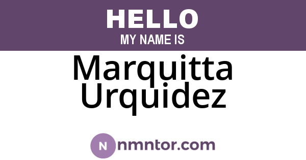 Marquitta Urquidez