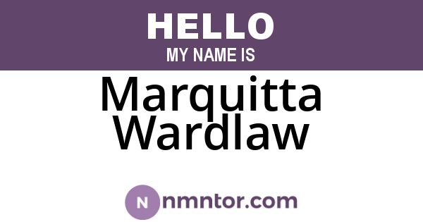 Marquitta Wardlaw