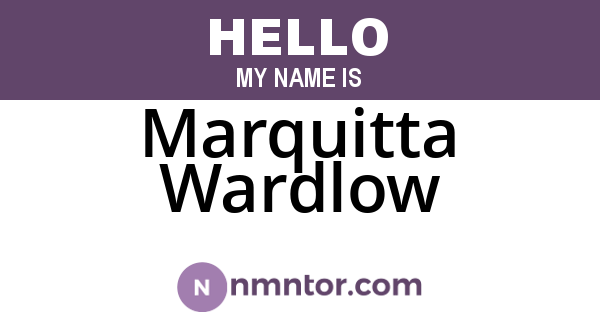 Marquitta Wardlow