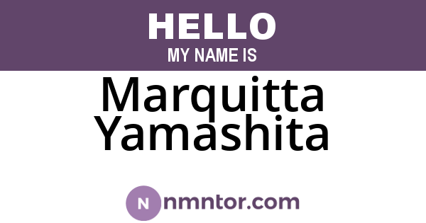 Marquitta Yamashita
