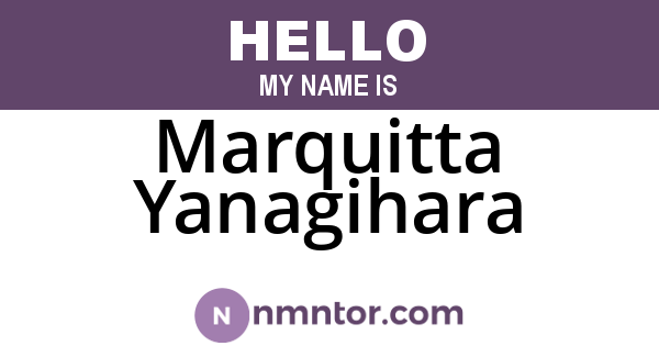 Marquitta Yanagihara