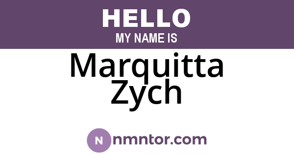 Marquitta Zych