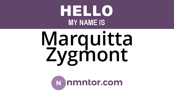 Marquitta Zygmont