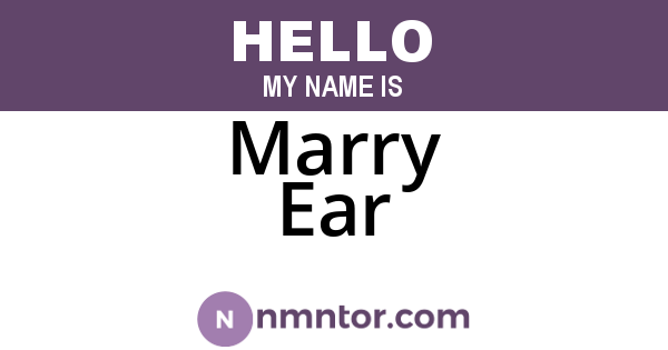 Marry Ear