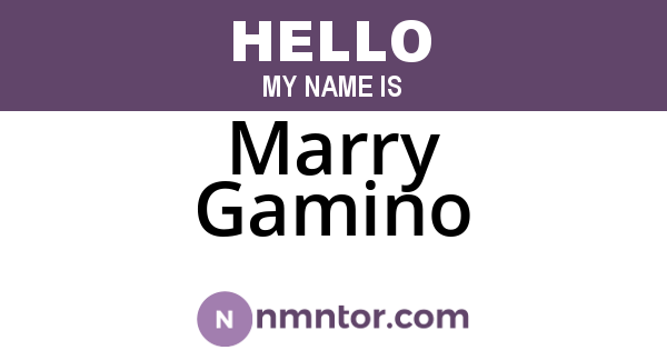 Marry Gamino