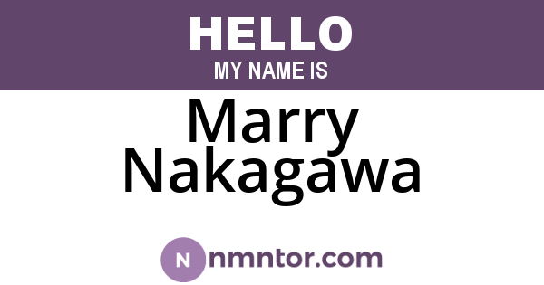 Marry Nakagawa